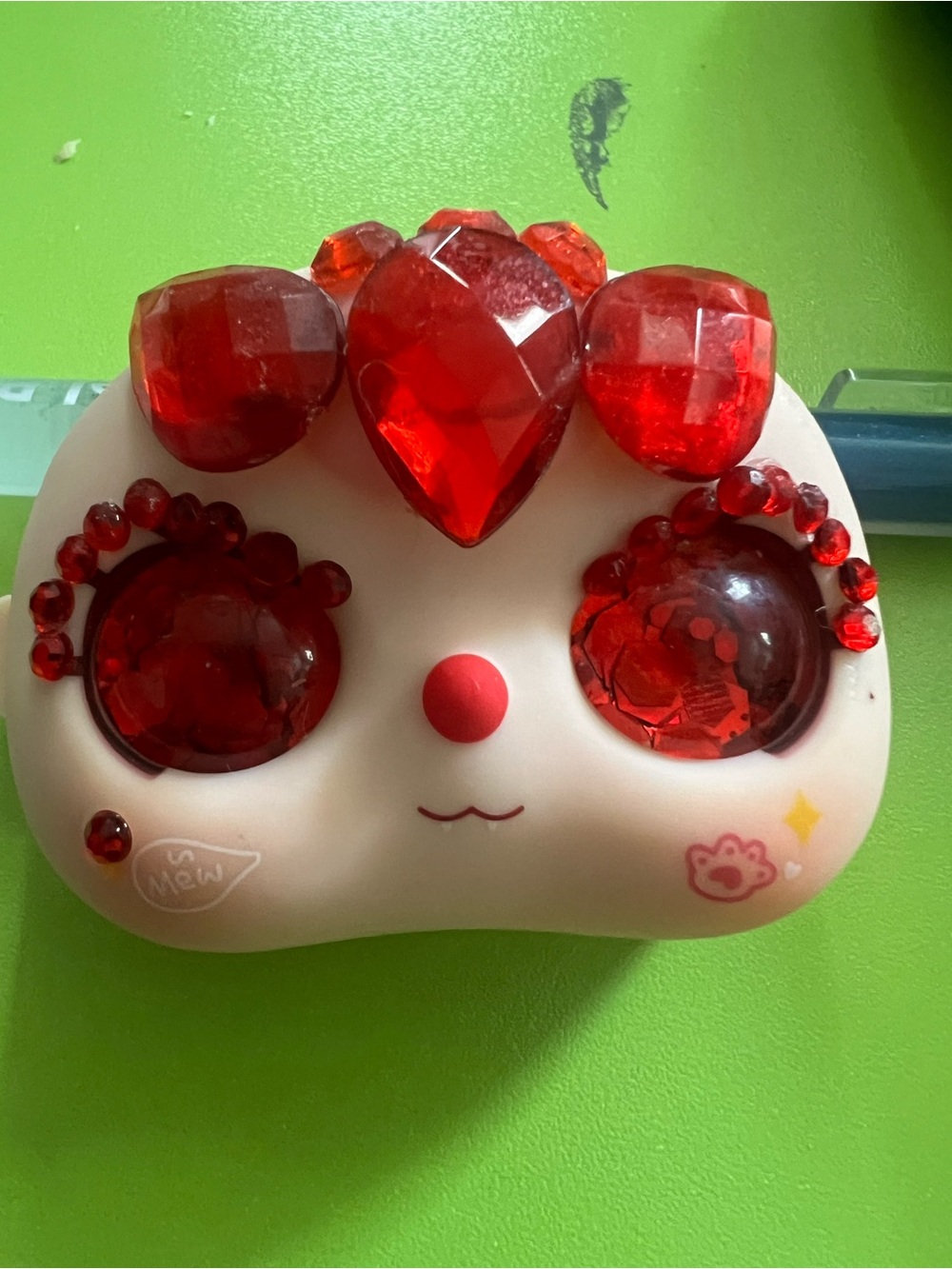 Red Queen inspired custom 100% baby three replacement face
